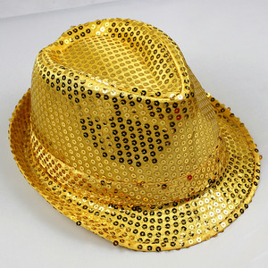 Unisex Anh Jazz Nhân Vật Panama Hat Giá Rẻ Giá Gia Đình Đảng Thời Trang Sequin Top Hat Sân Khấu Khiêu Vũ Người Lớn Sự Kiện Lông Thú - Product Image 4