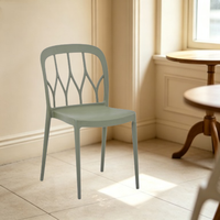 Chaise en plastique moulée par injection pour mobilier, chaise de salle à manger, chaise de restaurant, chaise de bureau, chaise d'extérieur, chaise de jardin, chaise design italienne
