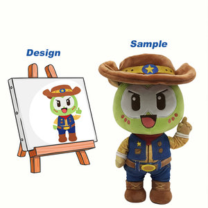 प्यारा काउबॉय हैट डॉल्स यूनिसेक्स ओम प्लश खिलौने pp कपास एन71 प्रमाणन - Product Image 1