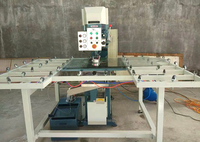 Machine de traitement du verre semi-automatique, perceuses réglables CNC, table de travail, machine de perçage du verre