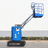 Mât élévateur vertical à batterie de haute qualité 9,2 m 200 kg électrique certifié CE pour travaux extérieurs en zone montagneuse