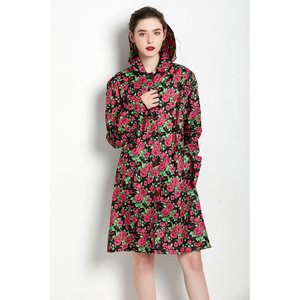 Chubasquero con estampado personalizado para mujer, gabardina <span class=keywords><strong>de</strong></span> viaje, <span class=keywords><strong>tipo</strong></span> impermeable, chubasquero fino transpirable <span class=keywords><strong>de</strong></span> longitud media - Product Image 6