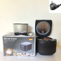 Cuisinière à riz 5L, Cuisinière à riz électrique intelligente pour la maison, Grande capacité, Minuterie programmable, Prise UK/EU pour utilisation internationale