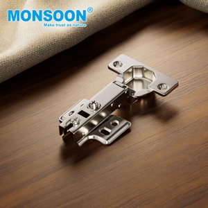 Charnières de porte de placard de cuisine en acier, fermeture amortie, 35 mm, pour meubles, quincaillerie dequincailler - Product Image 1