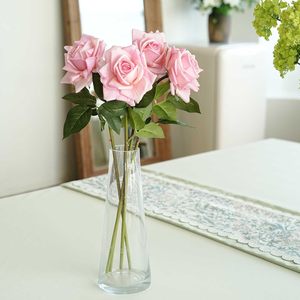 Rosas Artificiales de Tacto Real al por Mayor de Fábrica, Blancas, Rojas, Color Marfil, de Tallo Largo, para el Hogar, Bodas, Día de la Madre, Navidad - Product Image 3