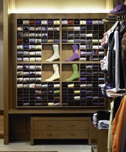 Aménagement de magasins et design de magasins de vêtements pour hommes, vitrine en bois <span class=keywords><strong>vintage</strong></span> pour décorer mon atelier de couture - Product Image 5