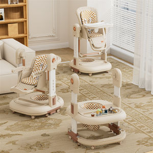 كرسي أطفال متعدد الوظائف 3 في 1 قابل لتعديل الارتفاع إلى 6 أوضاع للطعام والمشي والهزاز - Product Image 1