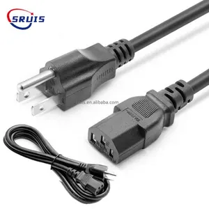 3-проводная вилка переменного тока для подключения к кабелю для ноутбука 13A 250V Iec320 C19