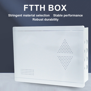 FTTH Home Entry Box Steel Wiring Enclosure <b>Wall</b> Flush Mount <b>Plastic</b> Iron <b>Panel</b> Customizable Indoor Multimedia Cabinet - Product Image 4