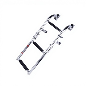 Escalera Plegable de Acero Inoxidable Más Vendida para Embarcaciones de Expedición, Yates y Otros Embarcaciones para Subir a Bordo, Herraje Marino Transfronterizo - Product Image 2