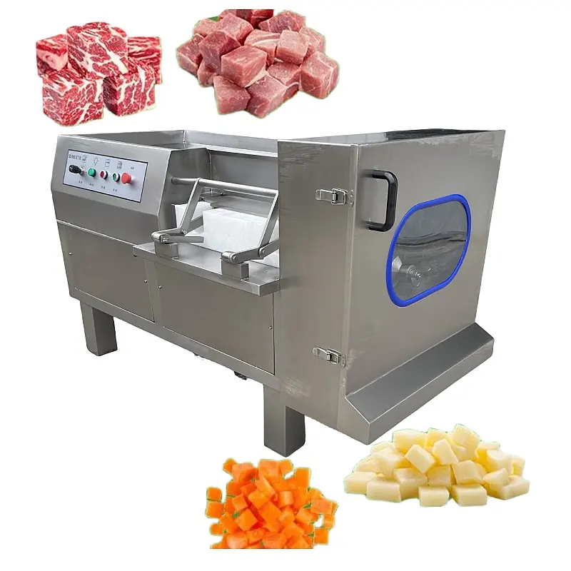 Коммерческая автоматическая машина для производства замороженного мяса, машина для производства мяса, размер 3-30 мм, производственная мощность 300-400 кг/ч, продажа