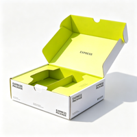 Boîtes d'expédition en carton ondulé personnalisées avec bande d'ouverture facile et fermeture à glissière