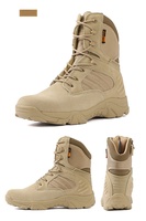 WANZHUO – Stock suffisant – Bottes tactiques de sécurité antidérapantes pour hommes, idéales pour le désert, la randonnée, la course et l'entraînement
