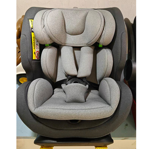 Asiento de Seguridad para Niños Ajustable, Desmontable y Giratorio 360°, Certificado <span class=keywords><strong>ECE</strong></span>/<span class=keywords><strong>I</strong></span>-<span class=keywords><strong>size</strong></span> <span class=keywords><strong>R129</strong></span>, Material de Lino, para Niños de 0 a 12 Años, 36 kg - Product Image 4