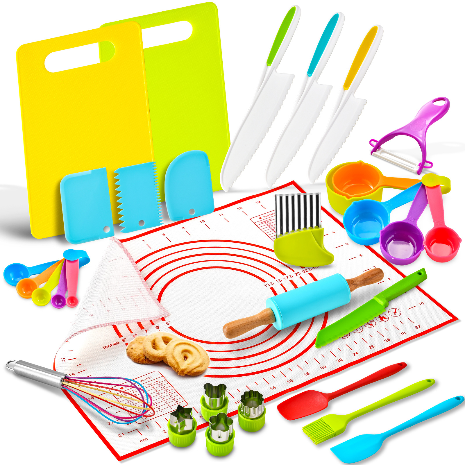 Ensemble de 31 pièces - Coloré