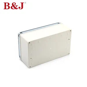 B & J Manufacturer 150*250*100ミリメートルSize PC Clear Cover Transparent Plastic Enclosure Electrical Junction Box