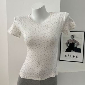 <span class=keywords><strong>Brandy</strong></span> BM, novedad de verano para mujer, camiseta Floral de manga corta con cuello redondo, <span class=keywords><strong>ropa</strong></span> para el hogar, temperamento ajustado y pijama versátil - Product Image 4