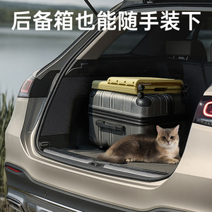 Portable Pet <b>Trolley</b> Case Large Capacity With Wheel Breathable Durable For Cat Travel - Product Image 4