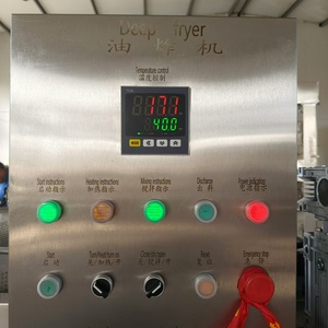 Gas sâu Fryer điện Vòng Nồi chiên ngô/Donut/rộng nồi chiên đậu liên tục khoai tây pháp khoai tây chiên máy làm với khuấy - Product Image 4