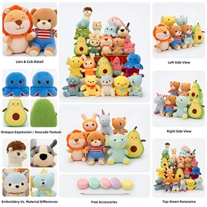 Vente en gros usine de poupées en peluche super douces personnalisées de 10-20 cm pour machines à griffes, avec doublure en filet, idéales comme cadeaux - Product Image 2