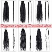 Estensioni Dreadlock Yaki Liscio a Doppia Trama da 24 Pollici di Alta Qualità per Uomini, Donne e Bambini, Resistenti alle Basse Temperature Chimiche