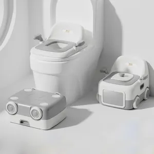 2023 Fábrica Mais Recente Design De Plástico 3 em 1 Toalete Anti derrapante Estável Assento Sanitário Multifuncional Doméstico Potty