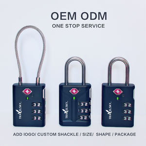 カスタマイズされたリセット3桁コンビネーションコードロックファッションキーレスコンビネーションバッグロック - Product Image 5