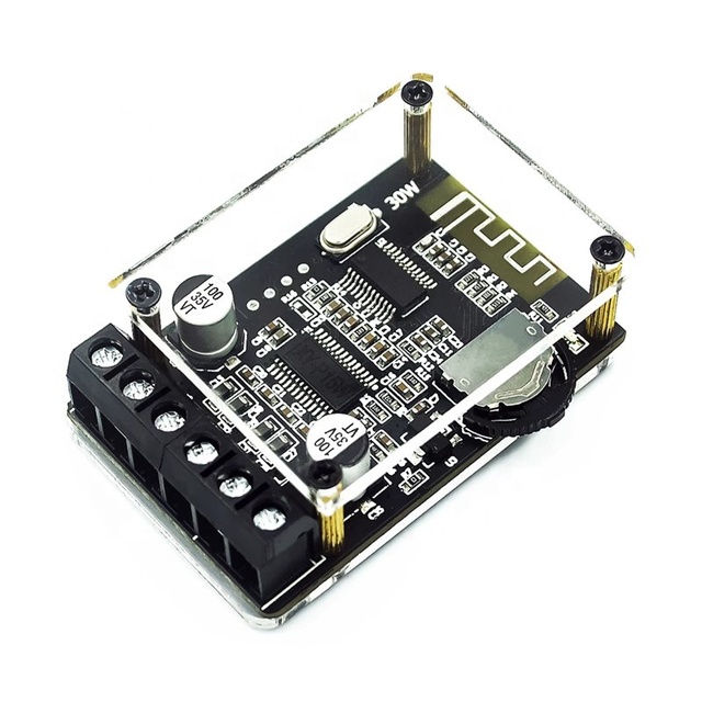 XY-P15W 10W 15W 20W Stereo Power Amplifier Board 12V 24V High Digital Power Amplifier Module