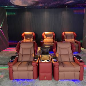 เก้าอี้โซฟาแบบแคปซูลเดี่ยวสำหรับโฮมเธียเตอร์หรูหราทันสมัย - Product Image 4