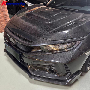 Pare-chocs avant en carbone OE avec calandre pour <span class=keywords><strong>Honda</strong></span> <span class=keywords><strong>Civic</strong></span> Type <span class=keywords><strong>R</strong></span> <span class=keywords><strong>FK8</strong></span> 17-21, kits de carrosserie - Product Image 4