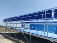 Panneau en fibre de verre moulé Enbuess Pultruded FRP pour l'aquaculture, série de supports pour culture de Nori, résistant à la corrosion UV