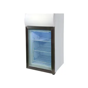 Meisda 50L drinks refrigeration showcase commercial single glass door ice cream freezer