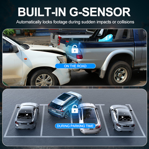กล้องติดรถยนต์ 5.8G WiFi Dash Cam 4K บันทึกภาพหน้า-หลัง แบบสองช่องทาง ชิ<span class=keywords><strong>ป</strong></span><span class=keywords><strong>ป</strong></span>ระมวลผล Allwinner V851S3 พอร์ตจ่ายไฟ Type-C หน้าจอ IPS 3.0 นิ้ว รุ่น Dashcam-MOQ2 - Product Image 4