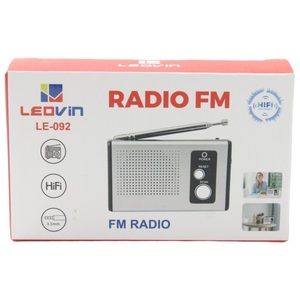 Radio FM de bolsillo Leovin LE-092, mini receptor portátil con antena para uso en exteriores - Product Image 2