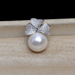 Accesorios de Joyería DIY para Mujer, Colgante de Barra Caliente de Plata S925 Hecho a Mano, Bandeja Vacía para Perlas de 12-16 mm, JG5211, Accesorios Elegantes para Pendientes - Product Image 4