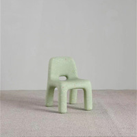 Adorable chaise confettis mignonne belle chaise pour enfants chaises étincelantes en PE blanc rose respectueuses de l'environnement chaudes en Australie