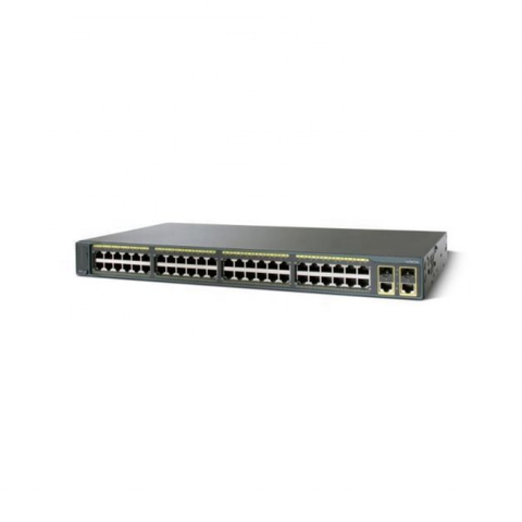 Original new 2960 series saklar 48 POE ports jaringan switch WS-C2960-48PST-S