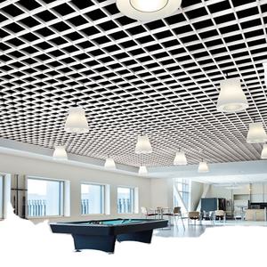 Mở di động nhôm lưới Trần Pop văn phòng hiện đại trần thiết kế Treo Kim Loại Trần Bảng điều khiển xây dựng vật liệu trang trí - Product Image 1