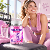 Comprimés à croquer de créatine monohydrate en gros, supplément de nutrition sportive et de fitness, marque privée OEM