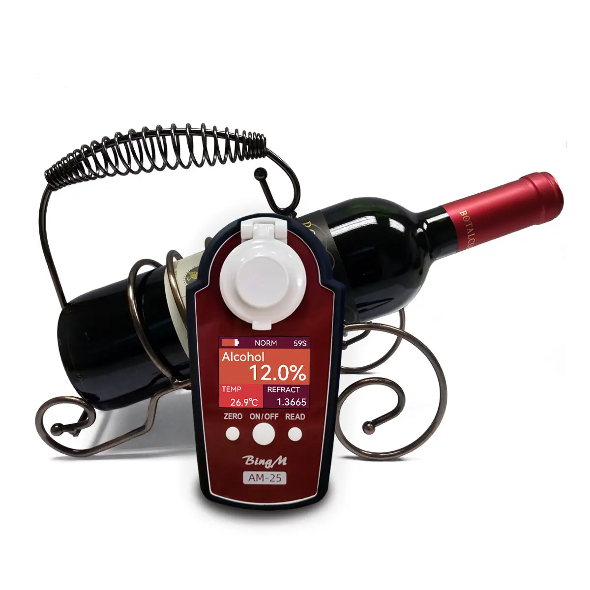 Compteur d'alcool Portable testeur de vin réfractomètre de vin réfractomètre automatique pour le vin