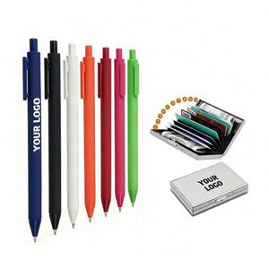 Stylos à bille promotionnels de haute qualité en plastique avec logo personnalisé, vente en gros, cadeau d'entreprise - Product Image 1