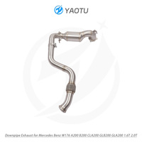 Bagian Depan YT dengan Katalis untuk Mercedes Benz W176 A200 B200 CLA200 GLB200 GLA200 1.6T 2.0T