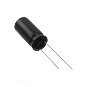Condensador Original de 180 uF 80ZLJ180M10X25, Aluminio, 180UF, 20%, 80V, Radial, de Montaje a Través de Orificio - Product Image 1