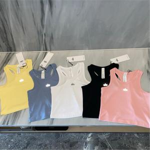 Abbigliamento Donna Produttore di Abbigliamento Set Yoga Intimo Sportivo Estivo da Donna Top <span class=keywords><strong>Canotta</strong></span> Aderente a Basso Prezzo - Product Image 2