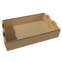 Boîte en papier personnalisée pour transport de fruits et légumes (bananes, piments, mangues, pommes, oranges, kiwis) – Robuste, recyclable et économique