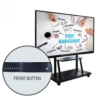 Table numérique MWE en stock aux États-Unis/En Europe, 55/65/75/85 pouces, tableau blanc interactif tactile à 20 points, Android Windows, conférence, éducation