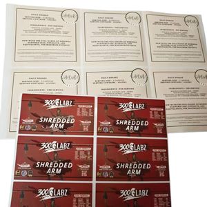 Phổ biến sáng tạo dán logo tùy chỉnh in ấn tùy chỉnh dán logo bao bì sticker cho pepptide chai - Product Image 5