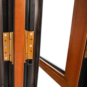 Modern Design Living Room Solid Wood Aluminum Alloy Integrated Windproof Glass <b>Window</b> - Product Image 3