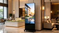 Display LED Portatile P2 Pieghevole per Interni, Schermo Pubblicitario Digitale Autoportante per Centri Commerciali, Mostre, Hotel ed Eventi