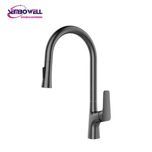 <span class=keywords><strong>Robinet</strong></span> <span class=keywords><strong>de</strong></span> cuisine Sembowell en laiton finition bronze, mitigeur d'évier à <span class=keywords><strong>col</strong></span> <span class=keywords><strong>de</strong></span> <span class=keywords><strong>cygne</strong></span> avec douchette extractible, monocommande <span class=keywords><strong>eau</strong></span> chaude et <span class=keywords><strong>froide</strong></span>, à poser sur plan - Product Image 2